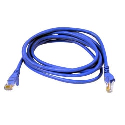 Belkin - Patch cable - RJ-45 (M) to RJ-45 (M) - 10 ft - UTP - CAT 6 - molded - blue