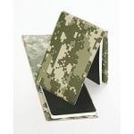 Envision Leatherette Portfolios, 4in x 6in, Camo, Pack Of 12 Portfolios