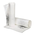 SKILCRAFT Shredder Bags, 49in x 51in, 60 Gallons, Clear, 25 Bags Per Roll, Set of 2 Rolls, (AbilityOne 8105-01-557-4982)