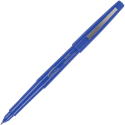 Integra Ballpoint Pens, Medium Point, Blue Barrel, Blue Ink, Pack Of 12 Pens