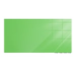 Ghent Aria Low Profile Glassboard, Magnetic, 36inH x 72inW, Green