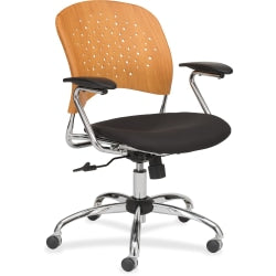 WorkPro Patriot Multifunction Ergonomic Fabric Task Chair, Gray/Black, BIFMA Compliant