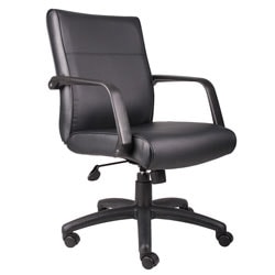 Z-Line Designs Manager Chair - 5-star Base - Black - 35.6in Width x 24.2in Depth x 37in Height