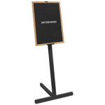 MasterVision Standing Portrait Letter Board, 24in x 36in, Wood Frame With Beech Finish