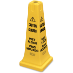 Multilingual "Caution" Safety Cone