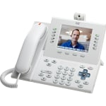 Cisco Unified 9951 IP Phone - Desktop - White - 1 x Total Line - VoIP - 5in LCD - 2 x Network (RJ-45) - PoE Ports