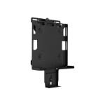 Chief PAC261D - Mounting kit (mounting plate, straps, 2 pole support brackets) - for digital player - black wrinkle - mounting interface: 100 x 100 mm - wall-mountable, on the TV, pole mount