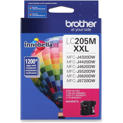 Brother LC205 Extra-High-Yield Magenta Ink Cartridge, LC205M