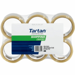 Tartan General-Purpose Packaging Tape - 54.60 yd Length x 1.88in Width - 1.9 mil Thickness - 3in Core - Rubber Resin Backing - Nick Resistant, Abrasion Resistant, Moisture Resistant, Scuff Resistant, Tear Resistant, Split Resistant, Slip Resistant