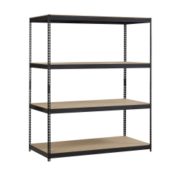 Honey-Can-Do Plated Steel Shelf, Supports 350 Lb, 1inH x 14inW x 36inD, Chrome