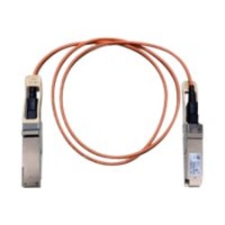 Cisco Direct-Attach Active Optical Cable - Network cable - QSFP+ to QSFP+ - 1 m - fiber optic - SFF-8436 - active - beige - for Nexus 3172PQ, 3172TQ, 6001, 6001P, 6001T, 6004, 6004 24 x 40GE Ports/FCoE Bundle, 6004EF