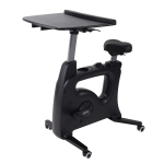 Flexispot V9 Desk Exercise Bike With Notebook Tray, Black