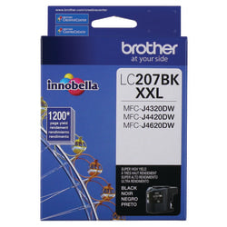 Brother LC207 Super-High-Yield Black Ink Cartridge, LC207BKS