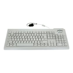 Seal Shield Silver Seal - Keyboard - USB - QWERTZ - German - white