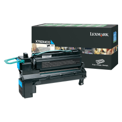 Lexmark X792X4CG Extra-High-Yield Return Program Cyan Toner Cartridge