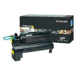 Lexmark X792X4YG Extra-High-Yield Return Program Yellow Toner Cartridge