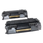 IPW Preserve Remanufactured Black Toner Cartridge Replacement For HP 05A, CE505D, Pack Of 2, 845-05D-ODP