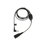 Jabra - Headset cable - Quick Disconnect male to mini-phone stereo 3.5 mm male - for Alcatel 8 Series IPTouch 4038, 4068