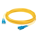 AddOn - Patch cable - SC/UPC single-mode (M) to SC/UPC single-mode (M) - 5 m - fiber optic - simplex - 9 / 125 micron - OS2 - riser - yellow