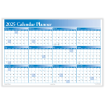 ComplyRight 2025 Calendar Planner, 36in x 24in, Blue