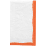 Amscan Premium Buffet Napkins, 7-3/4in x 4-1/2in, Orange Peel