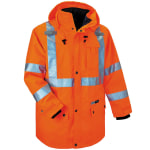 Ergodyne GloWear 8385 Type R Class 3 High-Visibility 4-In-1 Jacket, 5X, Orange