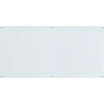 Lorell Premium Glass Unframed Dry-Erase Whiteboard, 48in x 96in, White