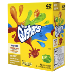 Fruit Gushers Fruit Flavored Snacks, 0.8 Oz, Assorted Flavors, Box Of 42 Pouches