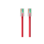 Belkin High Performance - Patch cable - RJ-45 (M) to RJ-45 (M) - 15 ft - CAT 6 - red