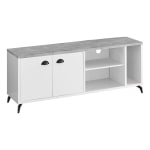 Monarch Specialties Danielle TV Stand For 58in TVs, White/Gray