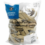 Business Source Quality Rubber Bands - Size: #105 - 5in Length x 0.6in Width - Sustainable - 60 / Pack - Rubber - Crepe