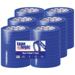 Tape Logic 3000 Painters Tape, 3in Core, 0.5in x 180ft, Blue, Case Of 72