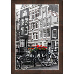 Amanti Art Narrow Picture Frame, 32in x 26in, Matted For 22in x 28in, Dove Graywash