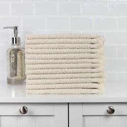 1888 Mills Fingertip Towels, 13in x 18in, Natural, Set Of 288 Towels