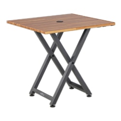 Vari Standing Meeting Table, Reclaimed Wood