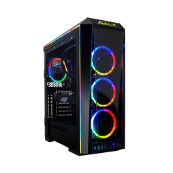 CLX SET TGMSETRTM0B21BM Liquid-Cooled Gaming Desktop PC, AMD Ryzen 7, 64GB Memory, 6TB Hard Drive/1TB Solid State Drive, Windows 10 Home