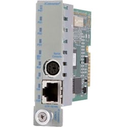 Omnitron Systems iConverter NMM2 Network Management Module - 1 x RJ-45 10/100Base-TX Management, 1 x Serial RS-232 Management