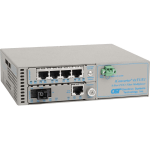 Omnitron Systems iConverter 4-Port T1/E1 Multiplexer - 4 x T1/E1 , 1 x 10/100Base-T , 1 x 100Base-FX - 100Mbps Fast Ethernet, 1.544Mbps T1 , 2.048Mbps E1