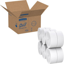 Scott Center-Pull Towels - 2 Ply - 8in x 625 ft - 500 Sheets/Roll - 8.80in Roll Diameter - White - Paper - 4 / Carton