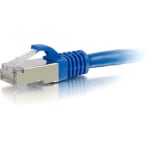 C2G 10ft Cat6 Ethernet Cable - Snagless Shielded (STP) - Blue - Category 6 for Network Device - RJ-45 Male - RJ-45 Male - Shielded - 10ft - Blue