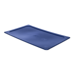 Carlisle Smart Lids, Full Size, 1/2inH x 20 3/4inW x 12 3/4inD, Dark Blue, Pack Of 6