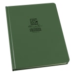 Rite In The Rain All-Weather Large Bound Books, 6-3/8in x 8-1/2in, Green, Case Of 6 Books