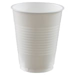 Amscan Plastic Cups, 18 Oz, Frosty White, Set Of 150 Cups