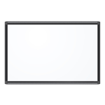 U Brands PINIT Magnetic Dry-Erase Board, 36in X 24in, Black Aluminum Frame, Actual Size 35in X 23in (3009U00-01)