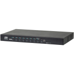 ATEN PE6108A 8-Outlets PDU-TAA Compliant - IEC 60320 C20 - 8 x NEMA 5-15R - 120 V AC - 1440 W - Network (RJ-45) - 1U - Rack-mountable