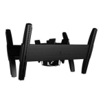 Chief FUSION Large Flat Panel Ceiling Mount LCB1U - Mounting component (pole mount, 2 adapter plates) - for 2 flat panels - black - screen size: 32in-60in - mounting interface: 100 x 200 mm