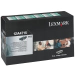 Lexmark 12A4715 Black Toner Cartridge