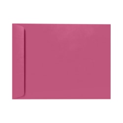 LUX Open-End 10in x 13in Envelopes, Peel & Press Closure, Magenta, Pack Of 500