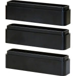 DAC Monitor Riser Leg Blocks - 6in Width x 1.5in Depth x 1.2in Height - Stackable, Comfortable - Black