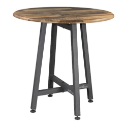 Vari Standing Meeting Table, Butcher Block